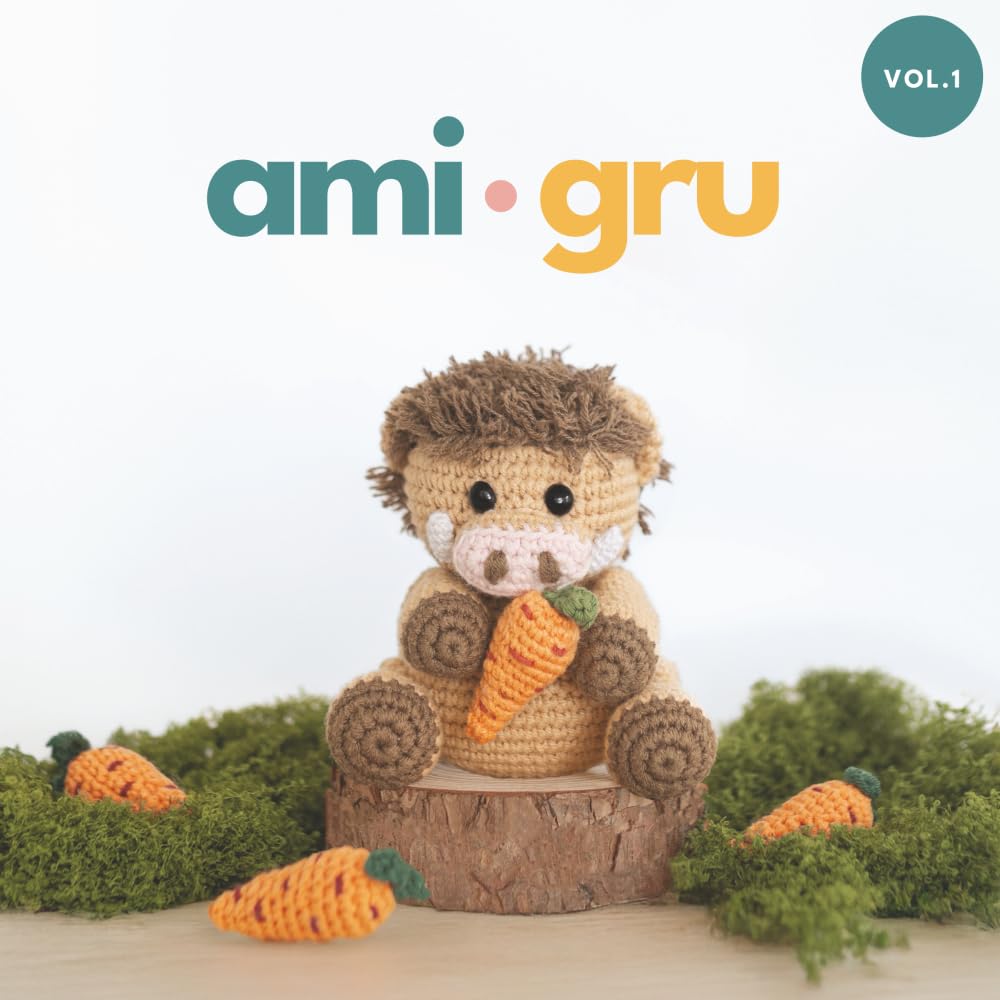 Libro: ami·gru VOL.1: 15 patrones de animales amigurumi · Proyectos de crochet con instrucciones claras paso a paso desde nivel básico a avanzado