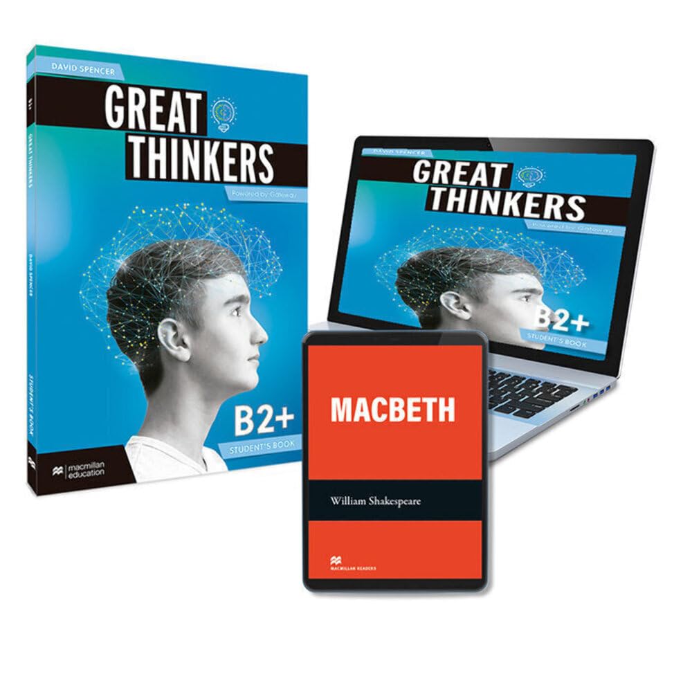 Libro: GREAT THINKERS B2+ Student's book & eReader: libro de texto y versión digital (licencia 15 meses)