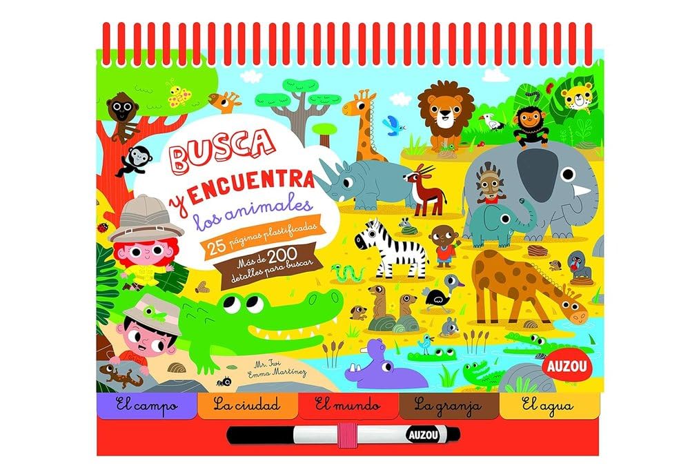Espiral. Busca y encuentra los animales