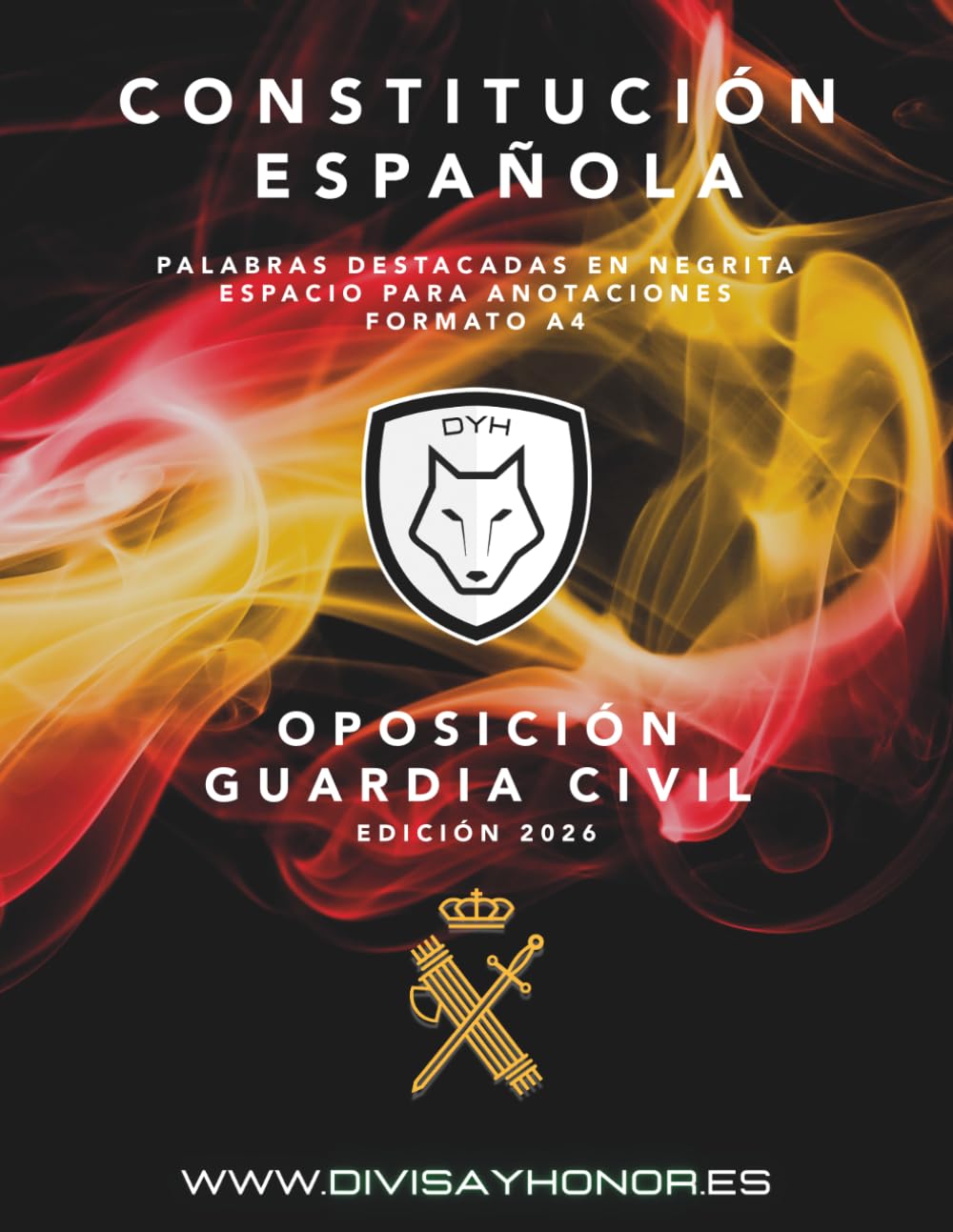Libro: Constitución Española en formato A4: oposición Guardia Civil (Spanish Edition)