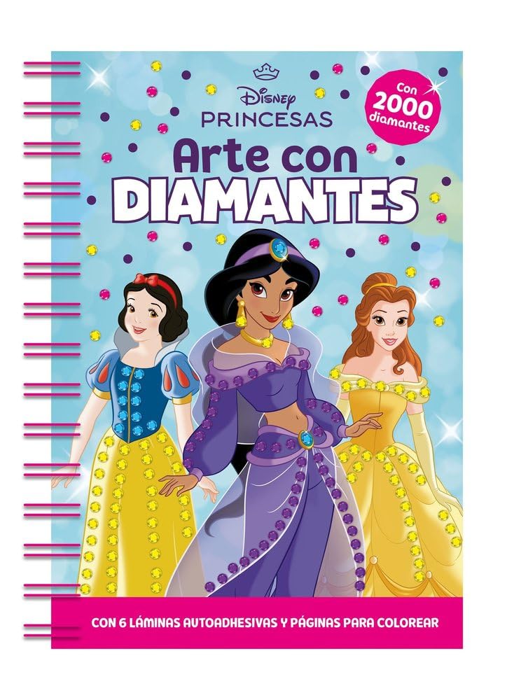 Libro: Princesas. Arte con diamantes (Disney. Princesas)