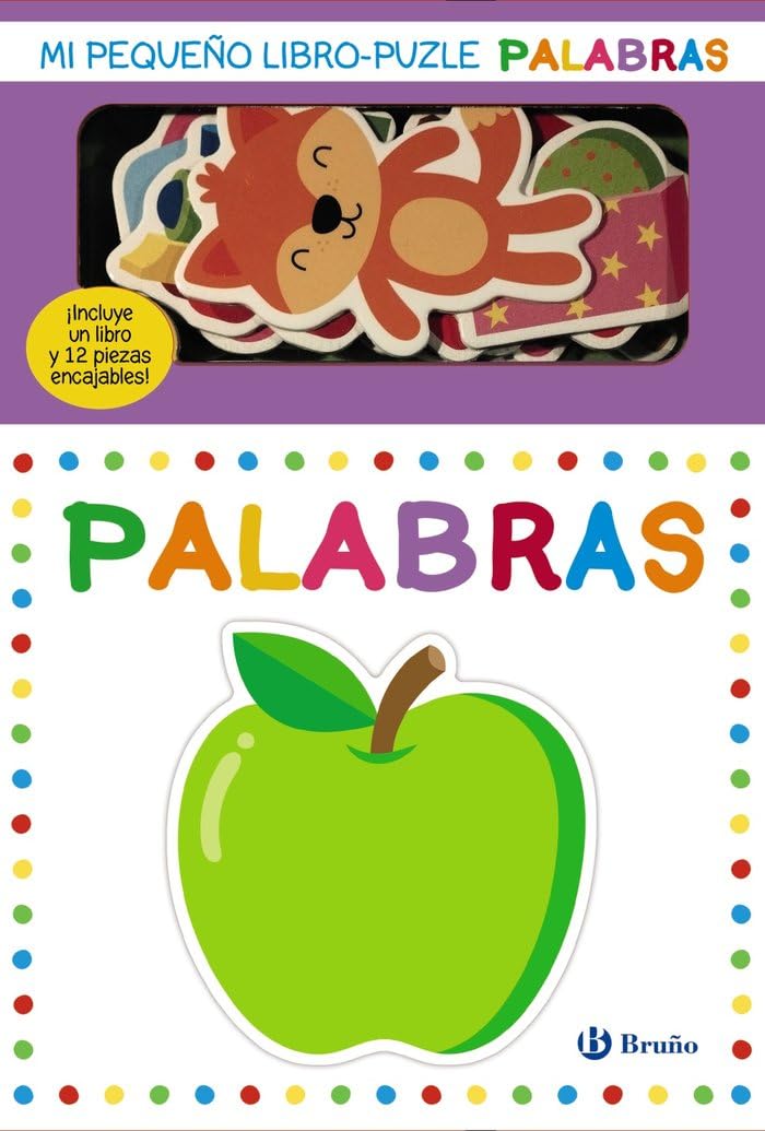 Libro: Mi pequeño libro-puzle. Palabras (Castellano - A PARTIR DE 0 AÑOS - PROYECTO DE 0 A 3 AÑOS - Libros manipulativos)
