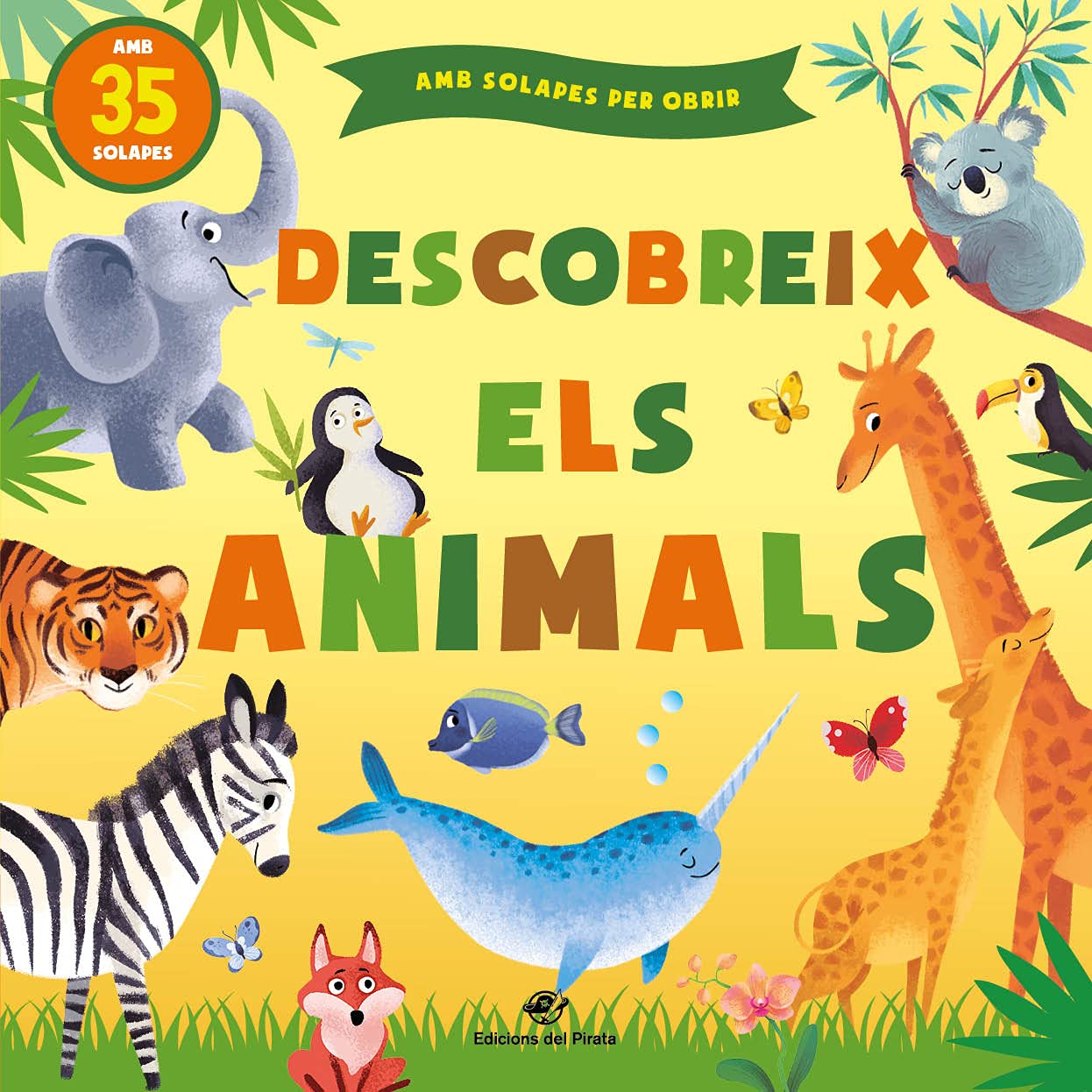 Libro: Descobreix els animals: Contes infantils amb solapes - 1 a 4 anys: 2 (Contes per aprendre tocant)