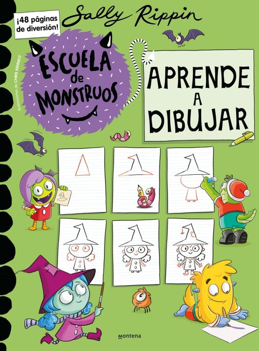 Escuela de Monstruos. Cuaderno de actividades - Aprende a dibujar (Montena)