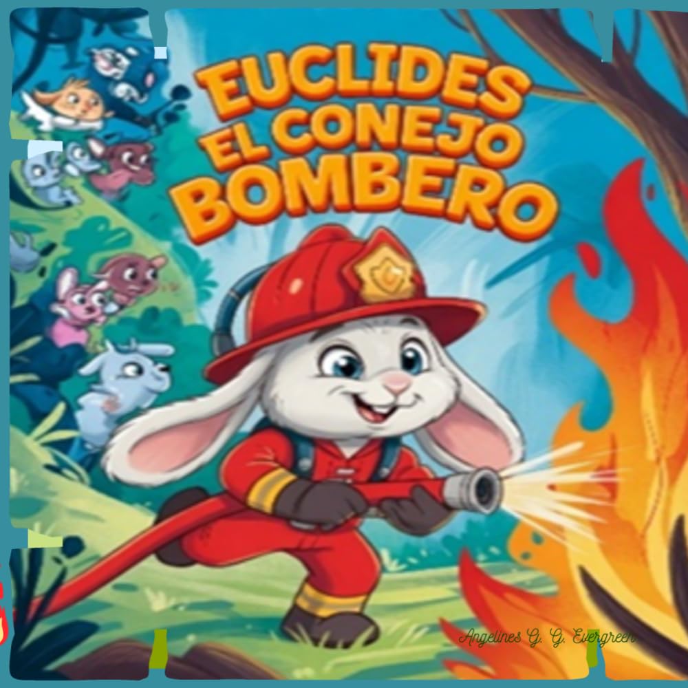Libro: EUCLIDES EL CONEJO BOMBERO: Con su valentía no hay miedo