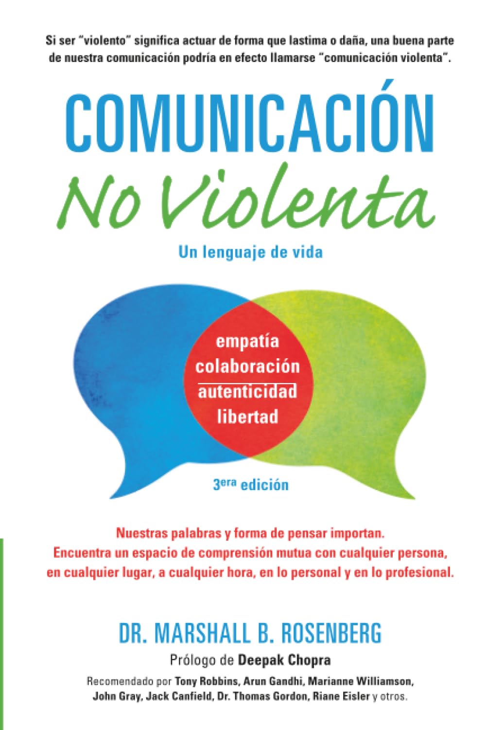 Libro: Comunicación no Violenta: Un Lenguaje de vida (Nonviolent Communication Guides)