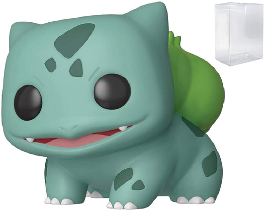 Funko Games: Pokemon - Bulbasaur Pop! Figura de Vinilo (Includes Compatible Pop Box Protector Case)