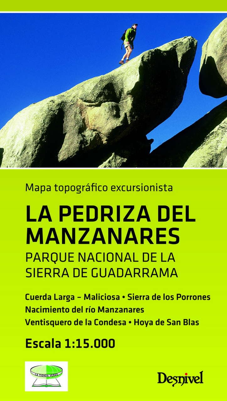 Libro: La Pedriza del Manzanares: Mapa 1:15.000
