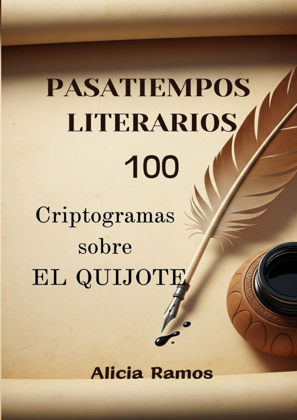 Libro: Pasatiempos literarios.: 100 criptogramas sobre el Quijote.