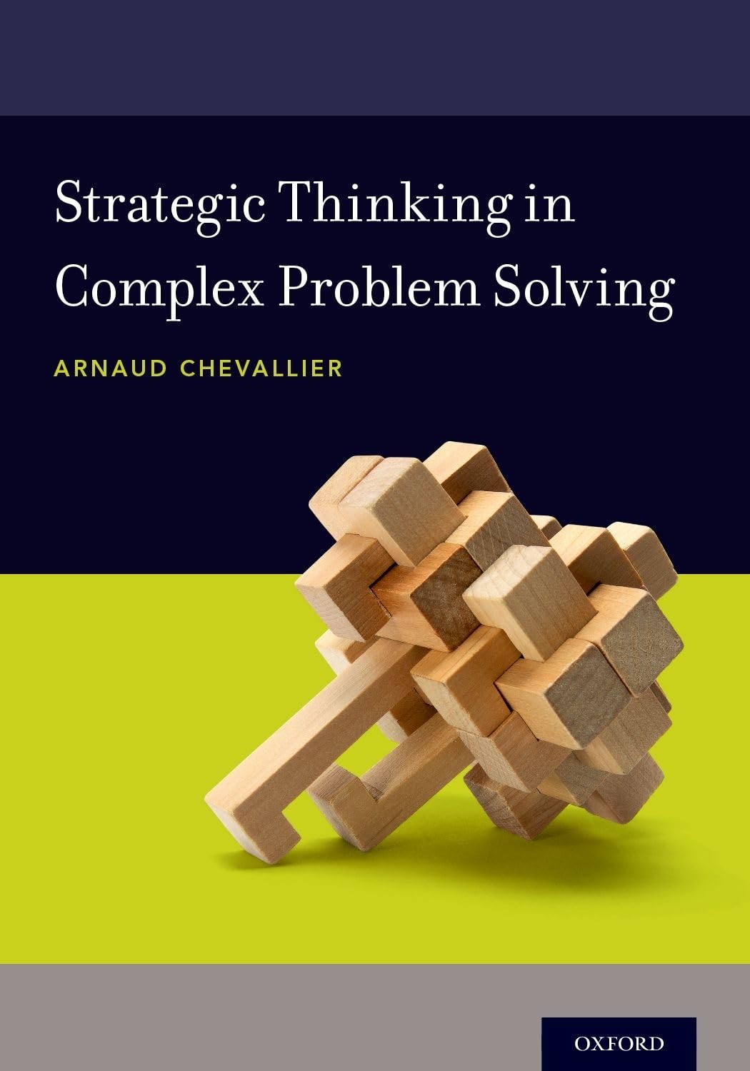 Libro: Strategic Thinking in Complex Problem Solving