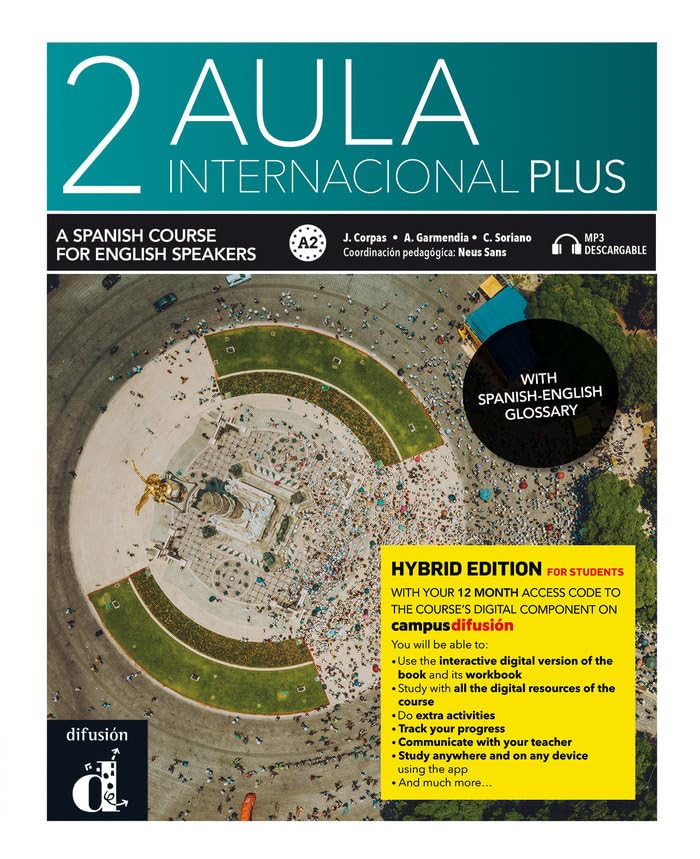 Libro: Aula Internacional Plus 2. Ed. Inglesa. Ed Hibrida. Libro del Alumno