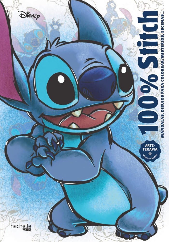 Libro: Arteterapia. 100 % Stitch (Hachette HEROES - DISNEY - Arteterapia)