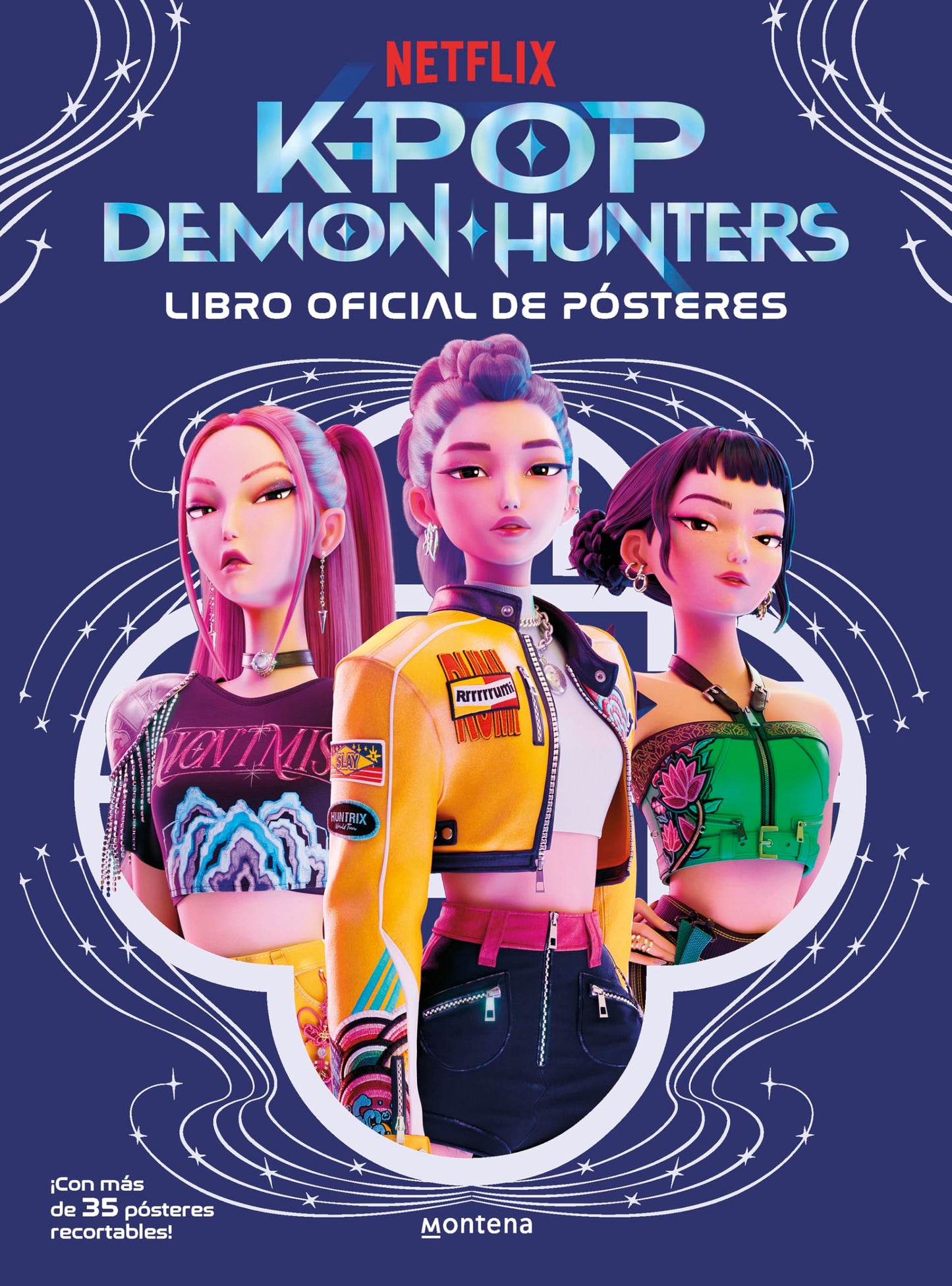 KPop Demon Hunters: Libro oficial de pósteres: Álbum de prints oficiales. Edición en español: 1 (Montena)