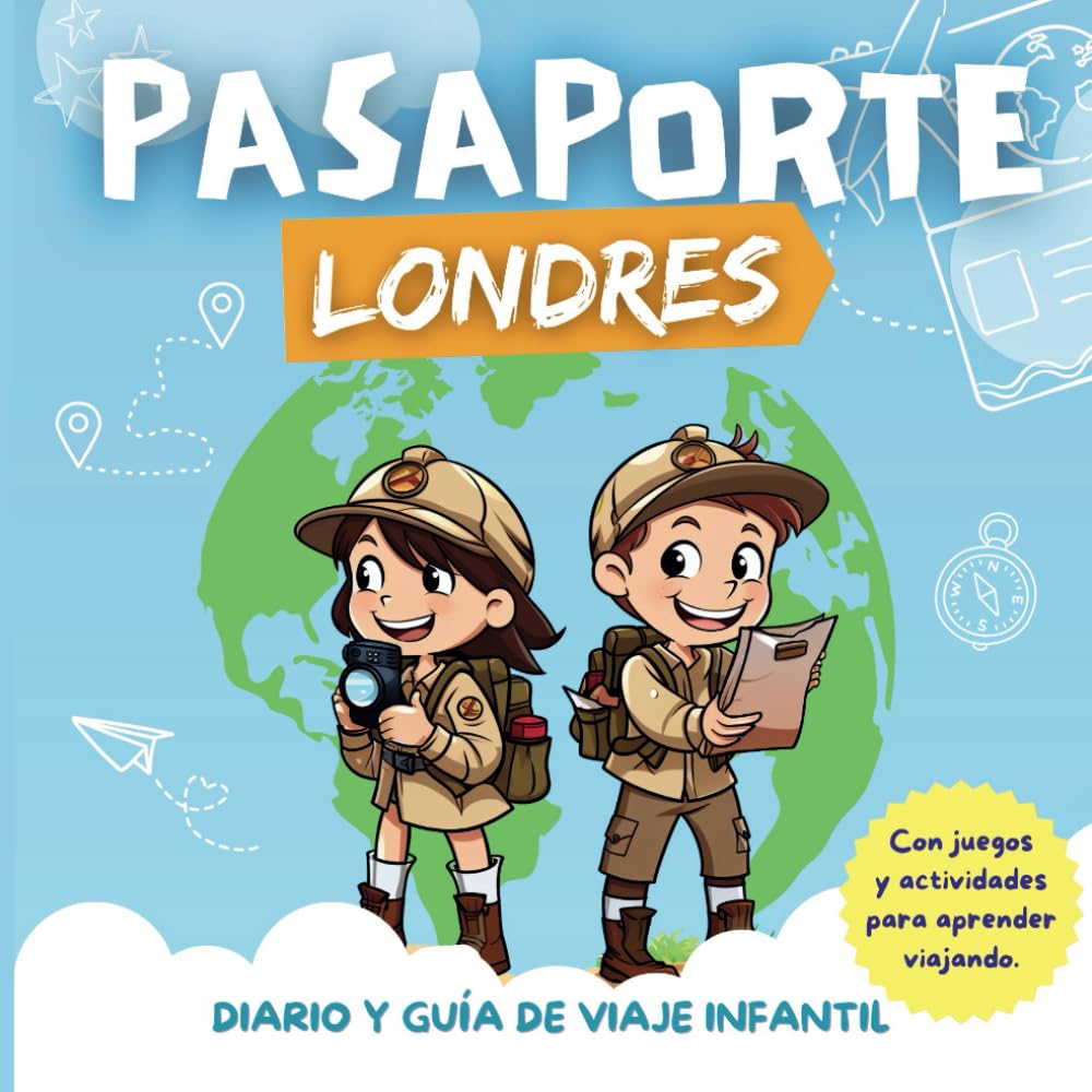 Libro: Pasaporte Londres: Diario y guía de viaje infantil a Londres / Pasaporte lúdico Londres / Conoce el mundo y crea recuerdos / Para niños a partir de 5 años. (Pasaporte al mundo) (Spanish Edition)