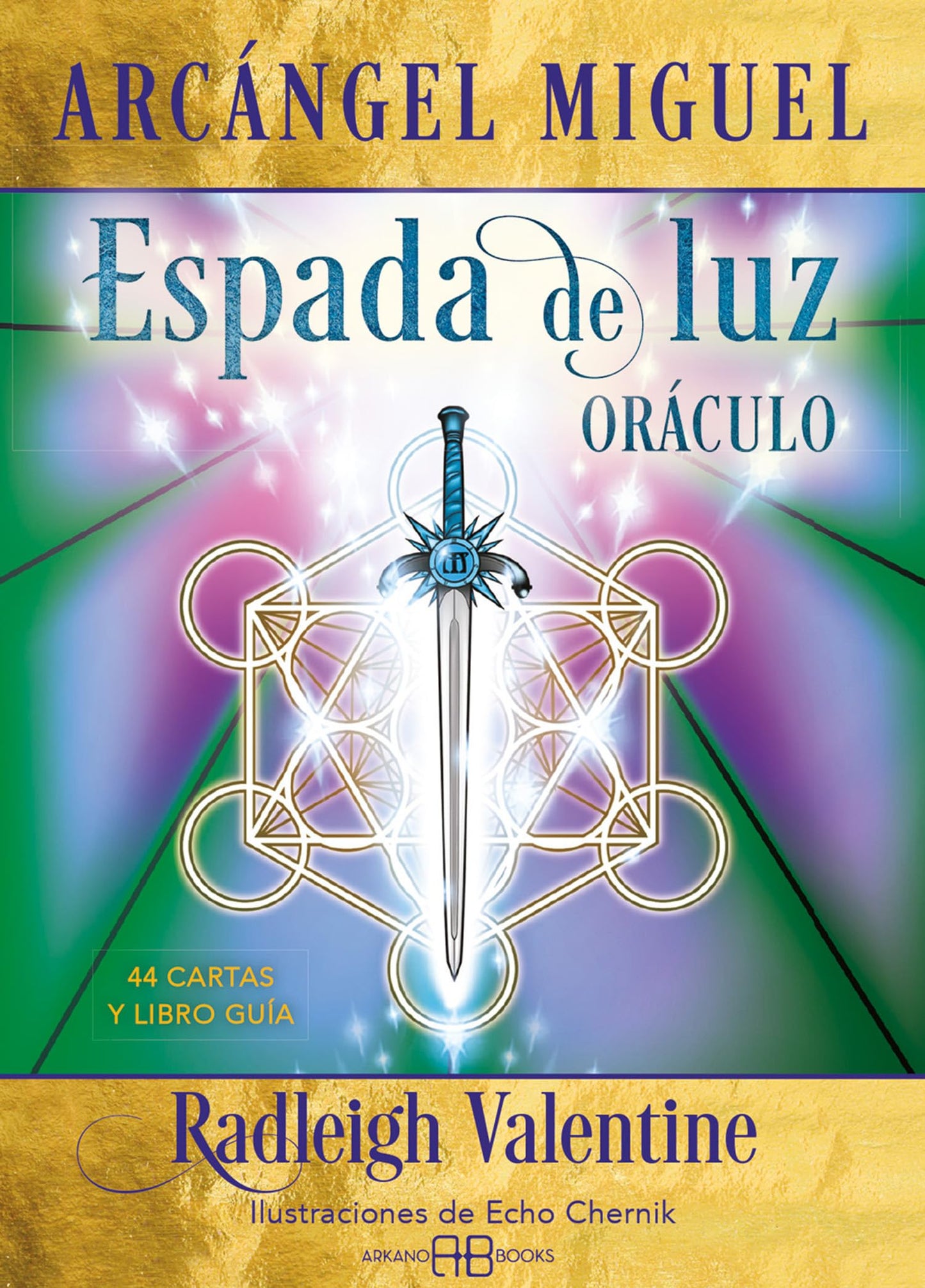 Arcángel Miguel. Espada de luz. Oráculo: 44 cartas y libro guía.