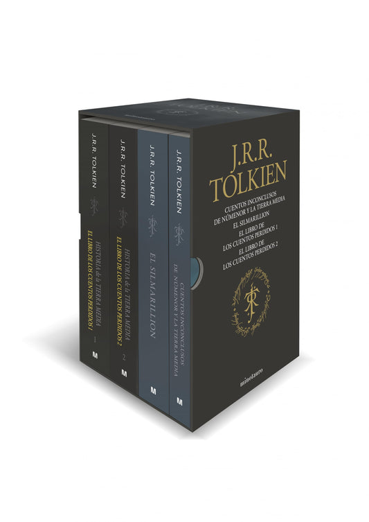 Estuche Tolkien 2 (Silmarillion, Cuentos Inconclusos, Hª Tierra Media 1 y 2) (Biblioteca J. R. R. Tolkien)