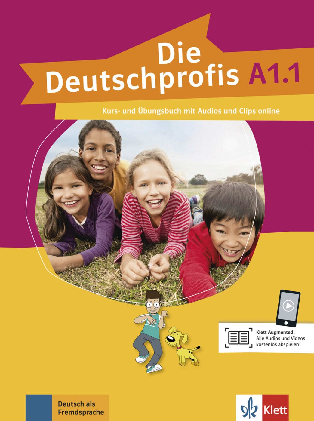 Libro: Die deutschprofis a1.1, libro del alumno y libro de ejercicios con audio y clips online
