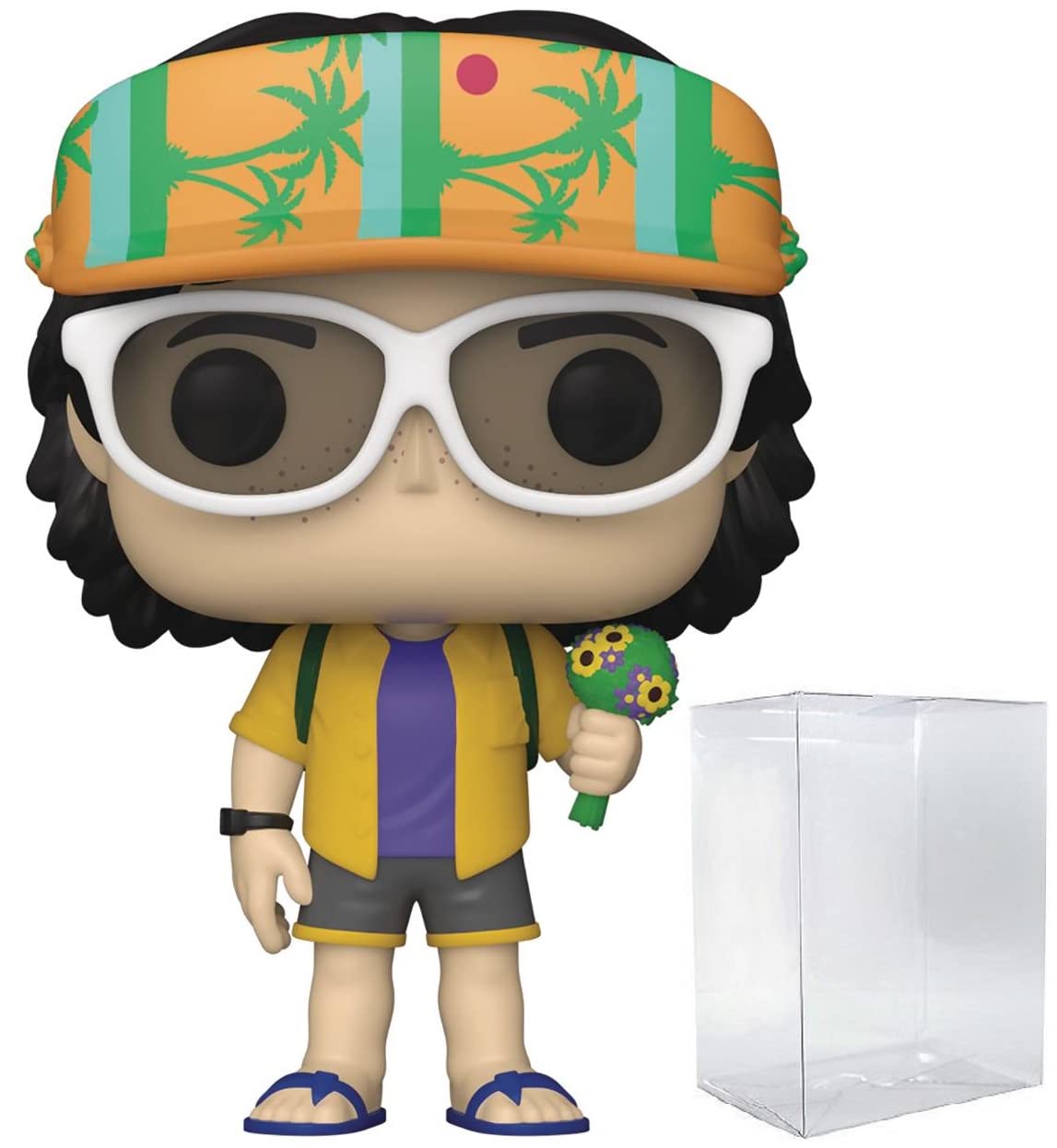 Funko Pop: POP [Stranger Things - Cali Mike Wheeler [Season 4] Funko Figura de Vinilo (Bundled with Compatible Box Protector Case), Multicolor, 3.75 Pulgadas
