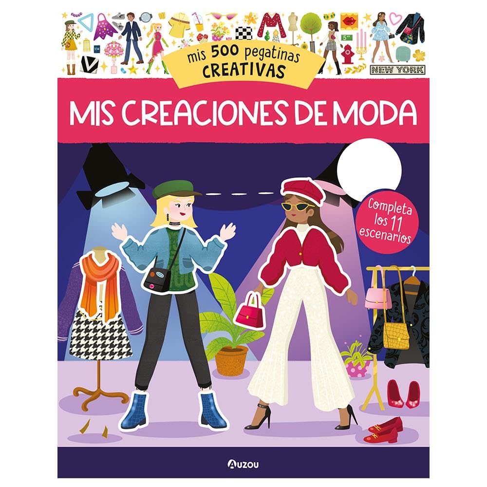 Libro: Mis 500 pegatinas creativas mis creaciones de moda