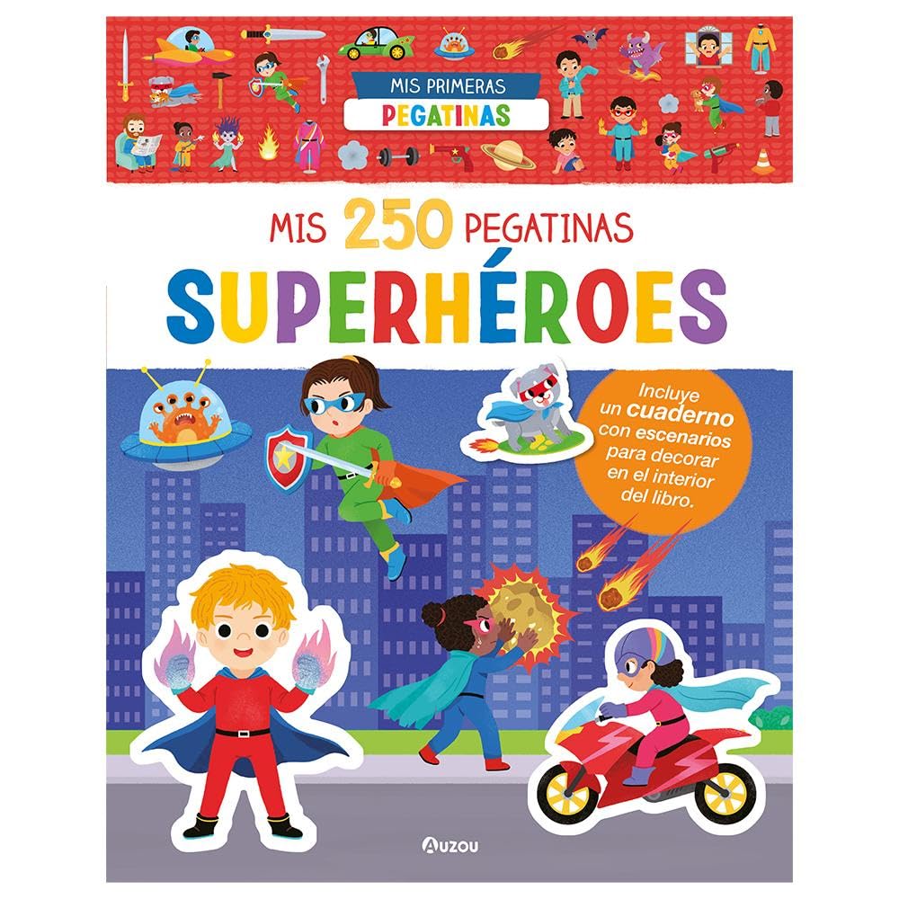 Libro: Mis 250 pegatinas de superhéroes