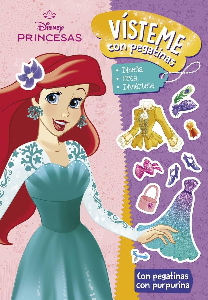 Libro: Princesas. Vísteme con pegatinas 4 (Disney. Princesas)