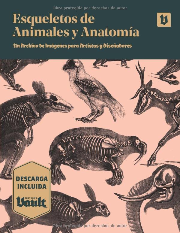 Libro: Esqueletos de Animales y Anatomía: Un Archivo de Imágenes para Artistas y Diseñadores (Spanish Edition)