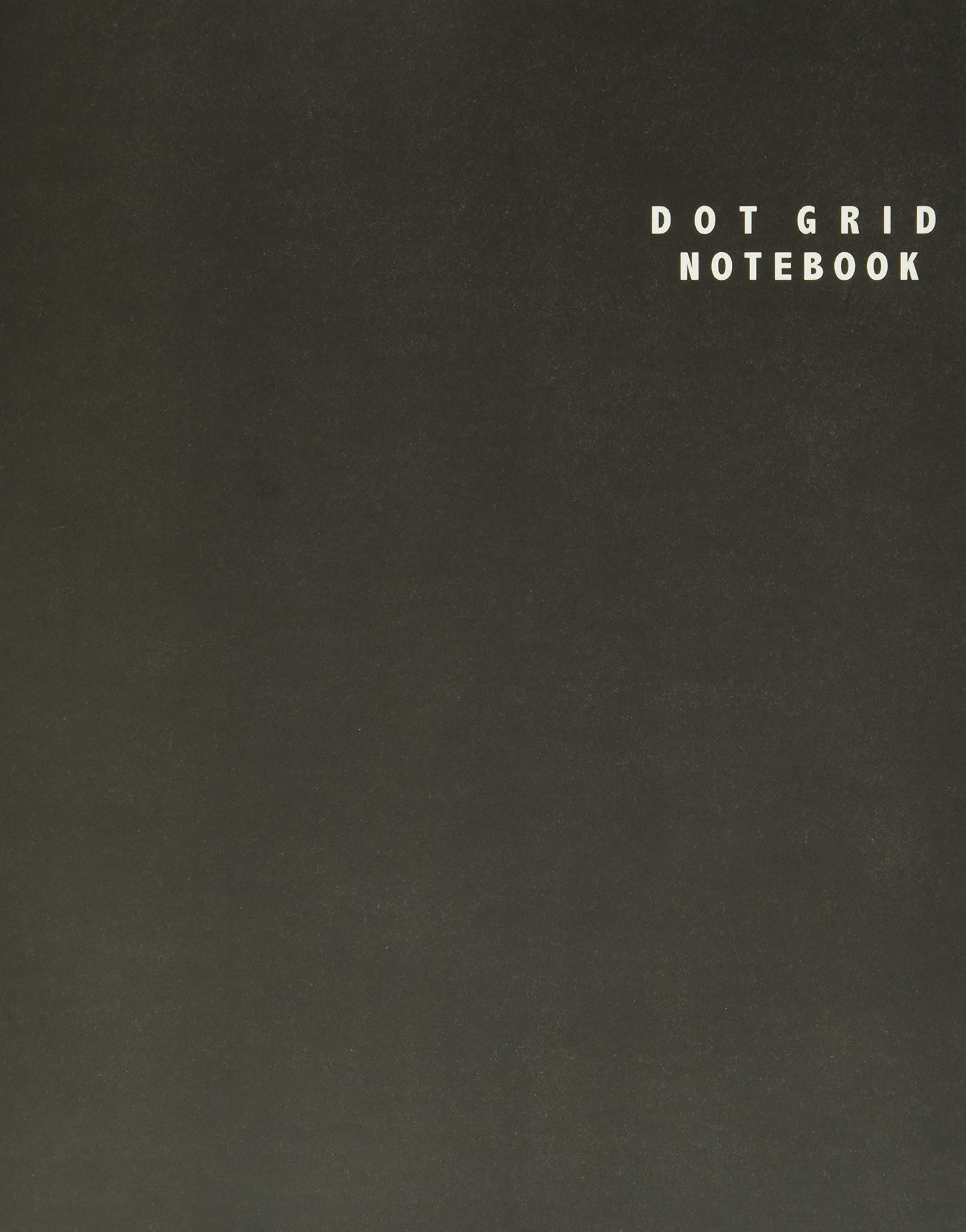 Libro: Dot Grid Notebook: Large (8.5 x 11 inches) - 106 Dotted Pages || Black Dotted Notebook/Journal