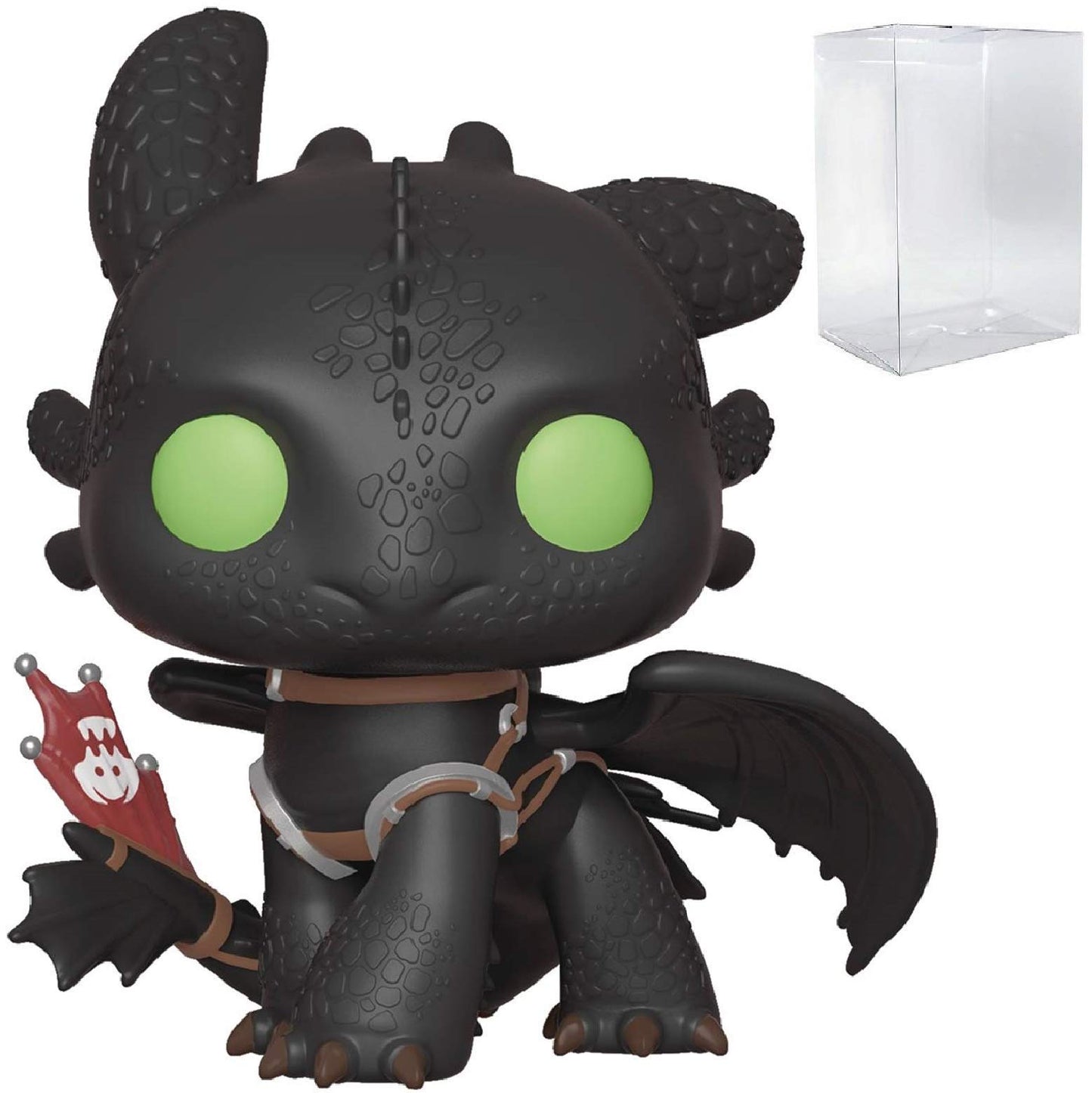 Funko Pop: POP How to Train Your Dragon 3: The Hidden World - Toothless Funko Figura de Vinilo (Bundled with Compatible Box Protector Case), Multicolor, 3.75 Pulgadas