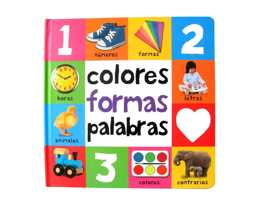 Libro: Colores, formas, palabras (Pequeñas manitas)