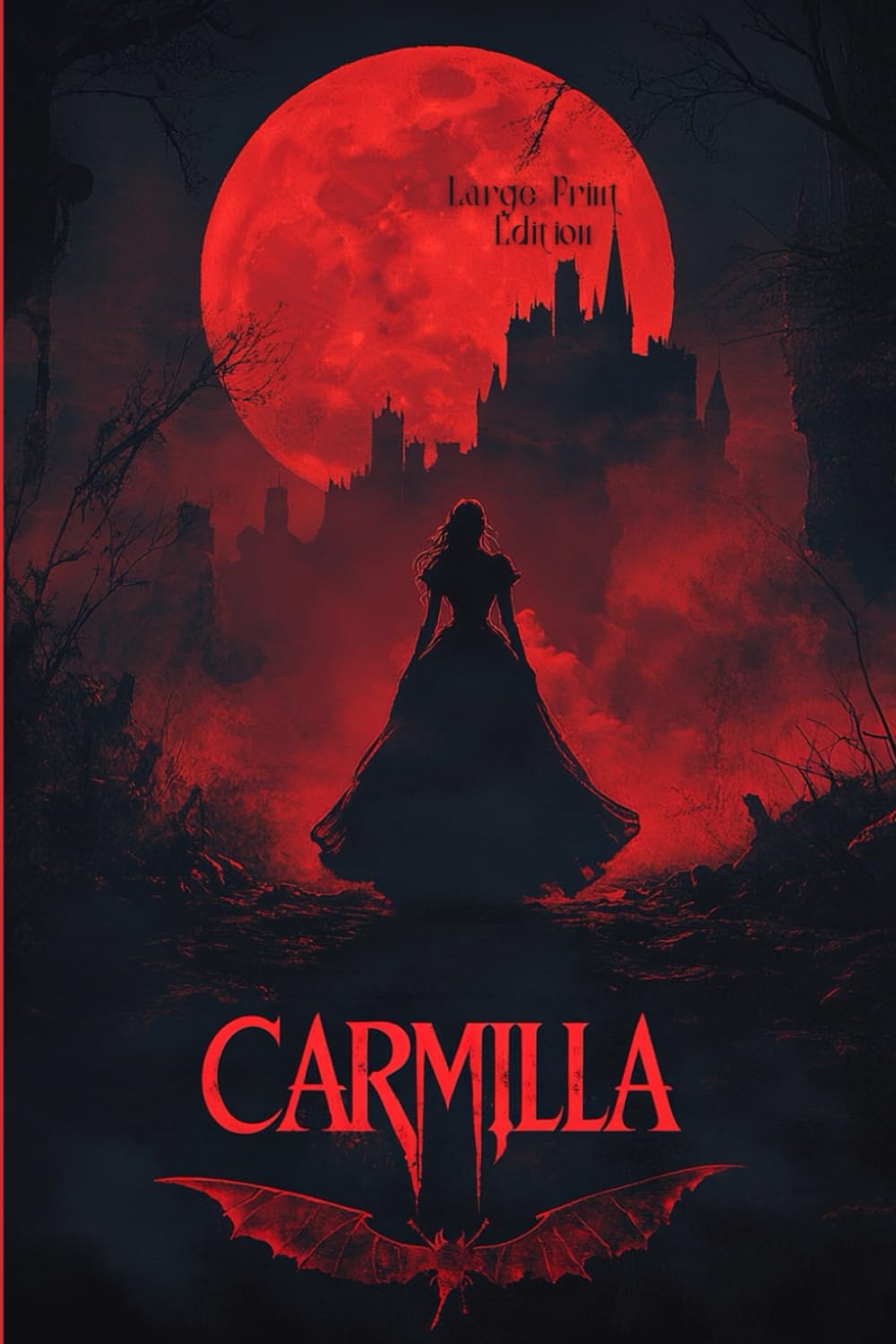 Libro: Carmilla (Large Print Edition): Gothic Vampire Classic of Forbidden Desire and Dark Secrets in the Shadows of Styria