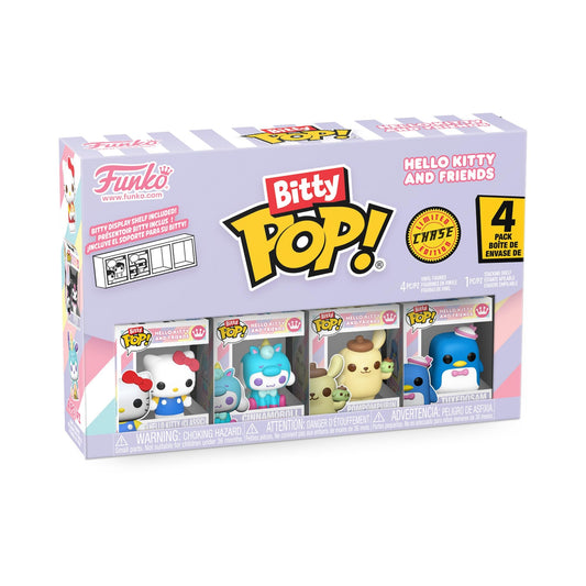 Funko Bitty Pop! Pack de 4: Hello Kitty, Cinnamoroll (1 in 6 Chase Chance)