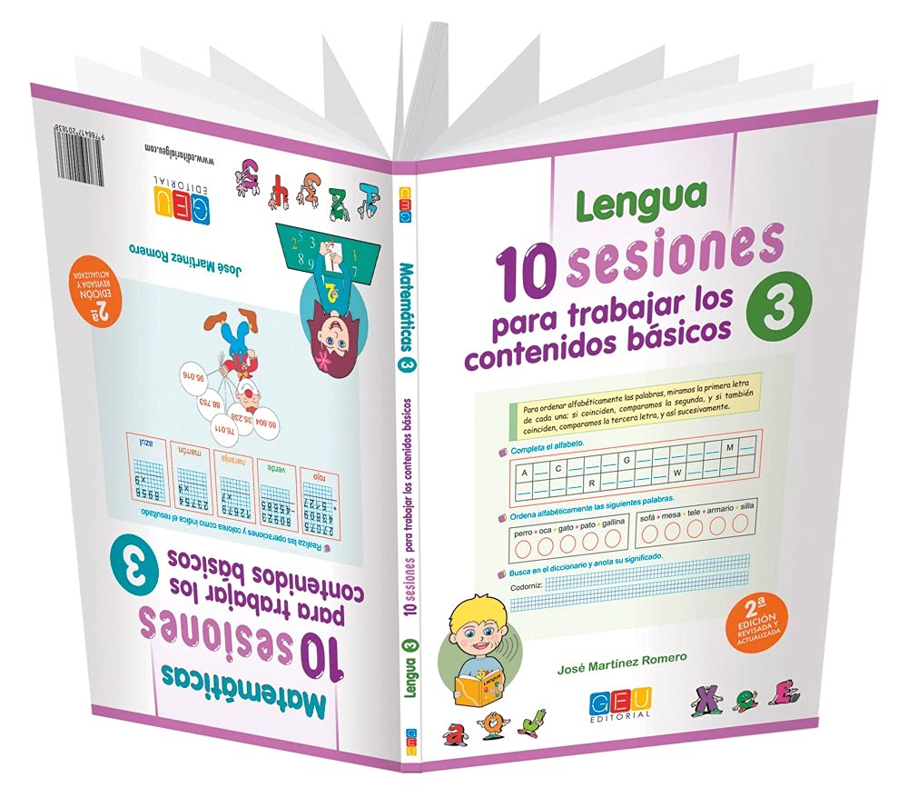 Lengua y Matemáticas 3º Primaria: 10 Sesiones para trabajar los contenidos básicos