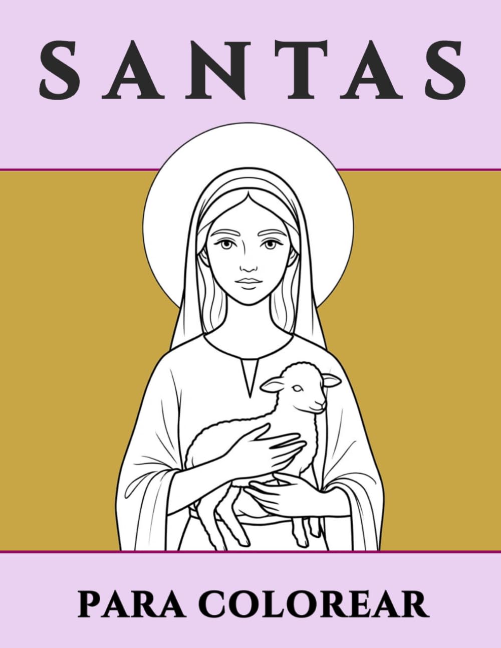 Libro: Santas para colorear: Páginas católicas sencillas de santas para niños de 5 a 10 años | Libro de actividades cristianas para niñas, Primera Comunión, días festivos y educación en casa (Simple Saints)
