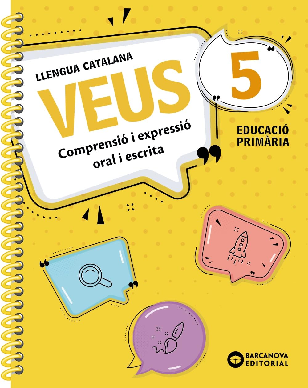 Libro: Veus 5. Llengua catalana: Comprensió i espressió oral i escrita