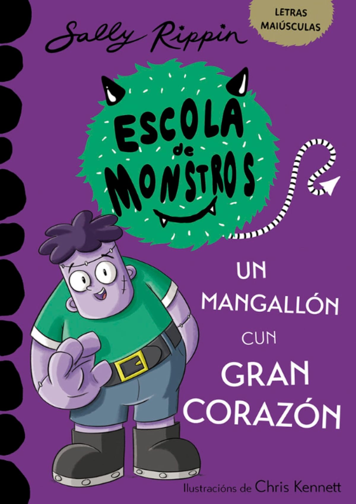 Libro: Aprende a ler na Escola de Monstros 9. Un mangallón cun gran corazón: (Libros para nenos e nenas a partir de 5 anos) LETRAS MAIÚSCULAS