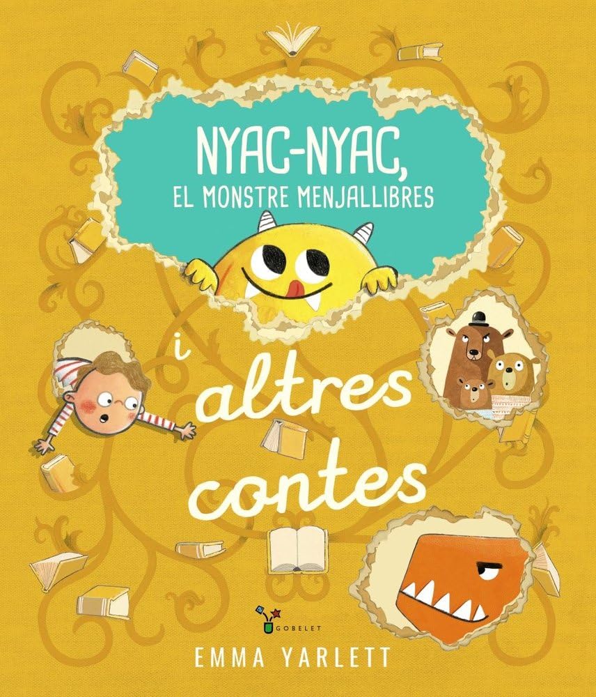 Libro: Nyac-nyac, el monstre menjallibres i altres contes: Amb solapes, minillibres dins del llibre i sorpreses divertides