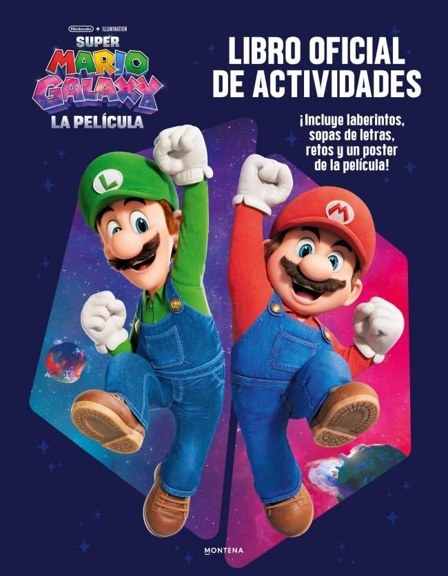 Libro: Super Mario - Super Mario Galaxy: la película - Libro de actividades (Montena)