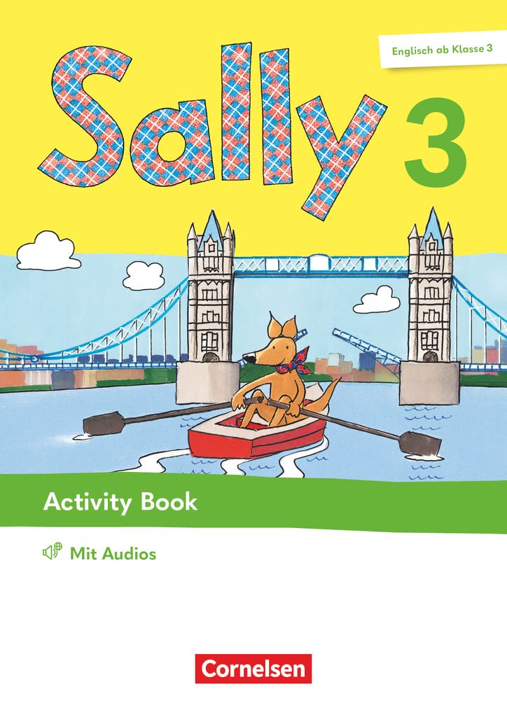Libro: Sally 3. Schuljahr. Activity Book - Mit Audios, Wortschatzheft und Portfolio-Heft