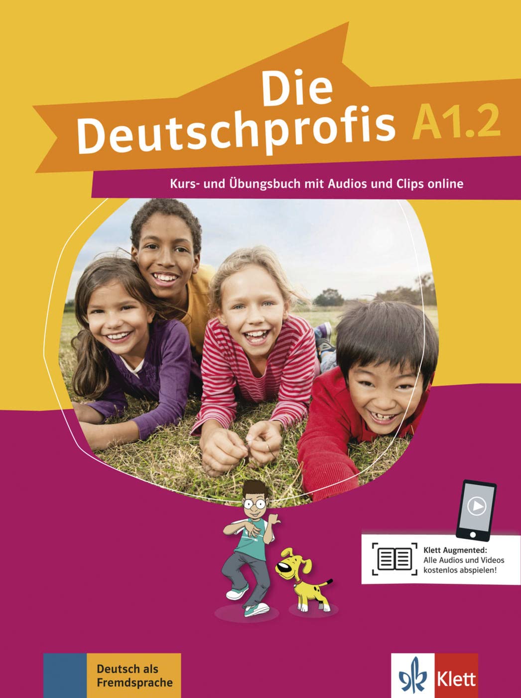 Libro: Die deutschprofis a1.2, libro del alumno y libro de ejercicios con audio y clips online