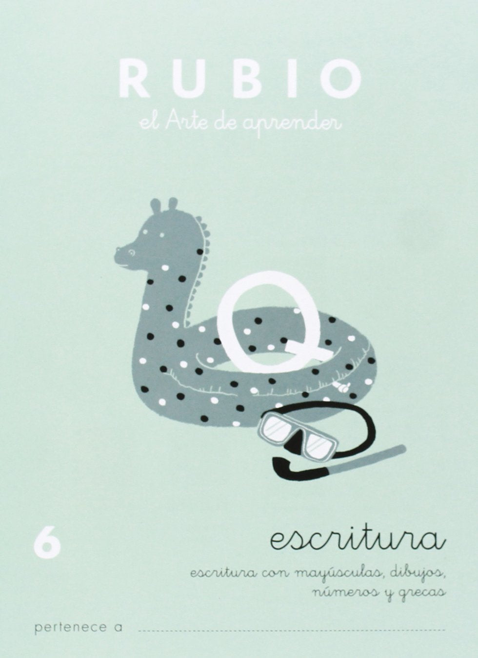 Libro: Rubio C-6 - Cuaderno caligrafía