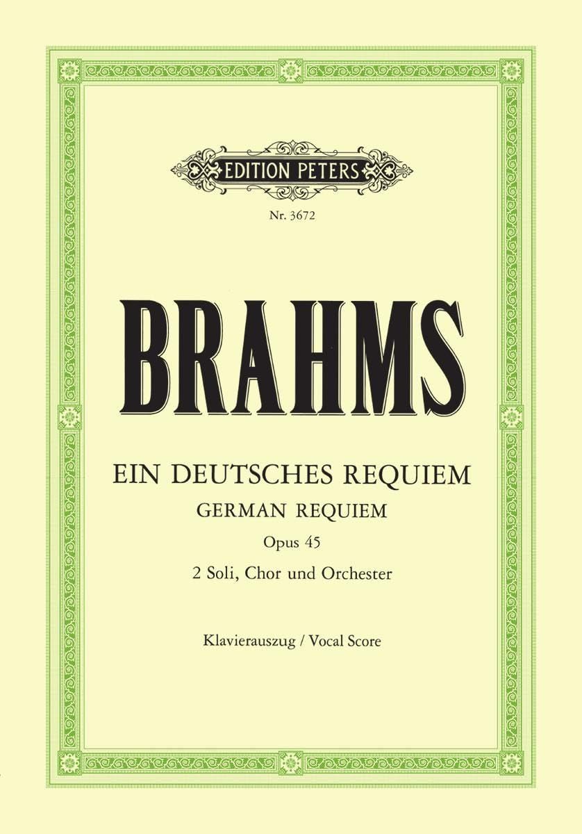 Libro: Ein deutsches Requiem Op. 45 (German Edition)
