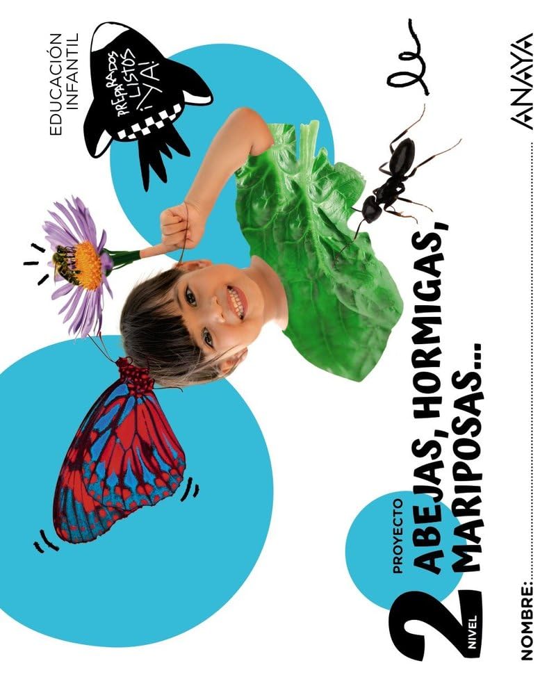 Libro: Abejas, hormigas, mariposas... Nivel 2 (Preparados, listos... ¡ya!)