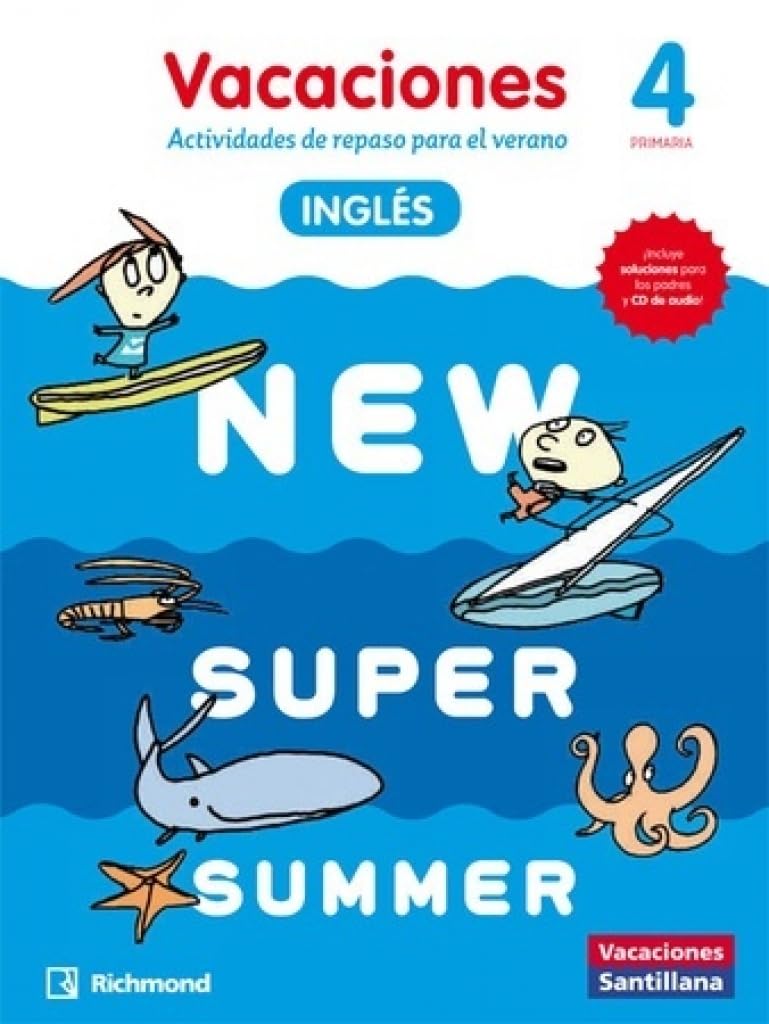 Libro: NEW SUPER SUMMER SB 4 + AUDIO 4 (CUADERNOS DE VACACIONES)