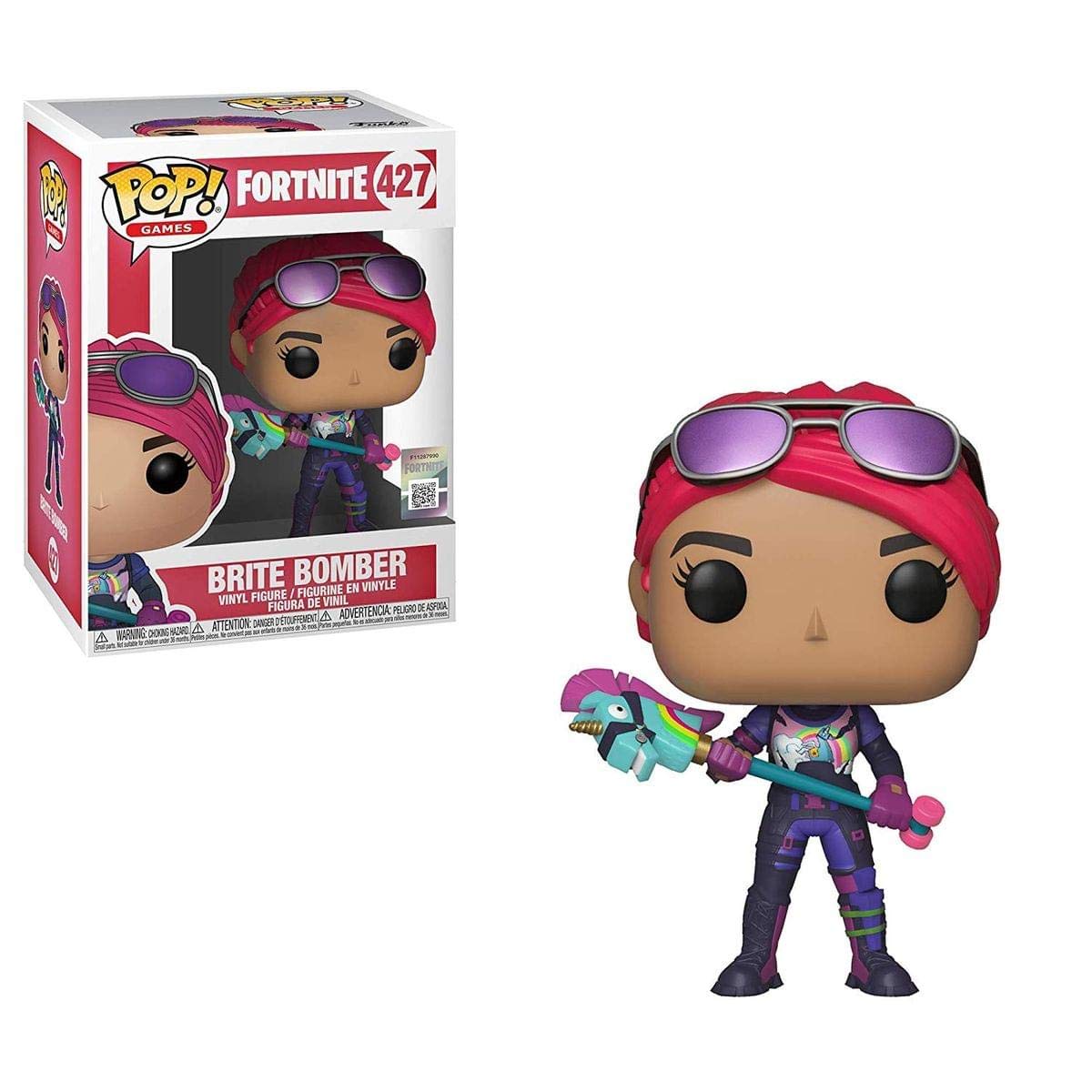 Funko Pop! Videojuegos: Fortnite - Brite Bomber Collectible Figura, Multicolor
