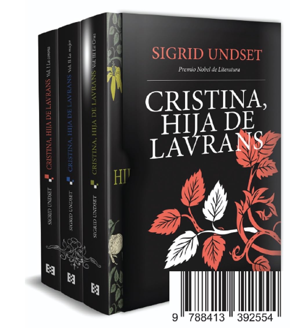 Libro: Cristina, hija de Lavrans (Estuche 3 libros): La corona - La mujer - La cruz