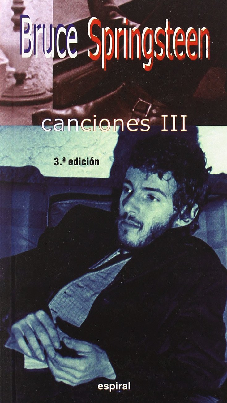 Libro: Canciones III de Bruce Springsteen