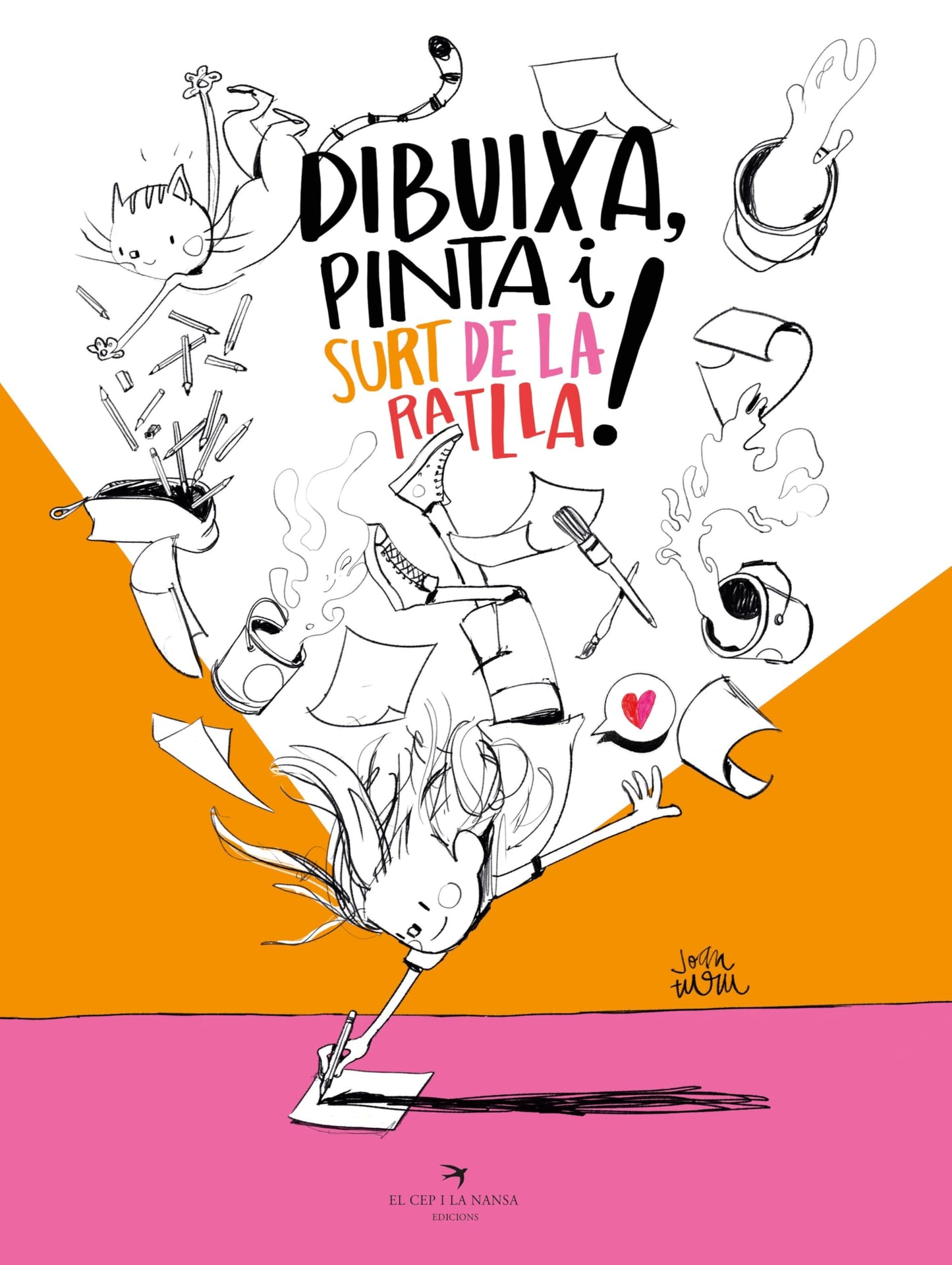 Libro: Dibuixa, pinta i surt de la ratlla!