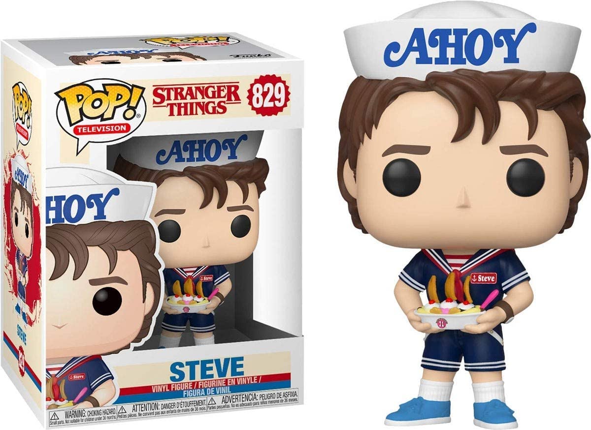 Funko Pop! Series: Stranger Things Steve with Hat & USS Butterscotch Exclusivo