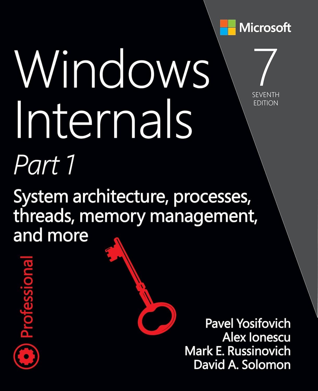 Libro: Windows Internals: System architecture, processes, threads, memory management, and more, Part 1 (Developer Reference)