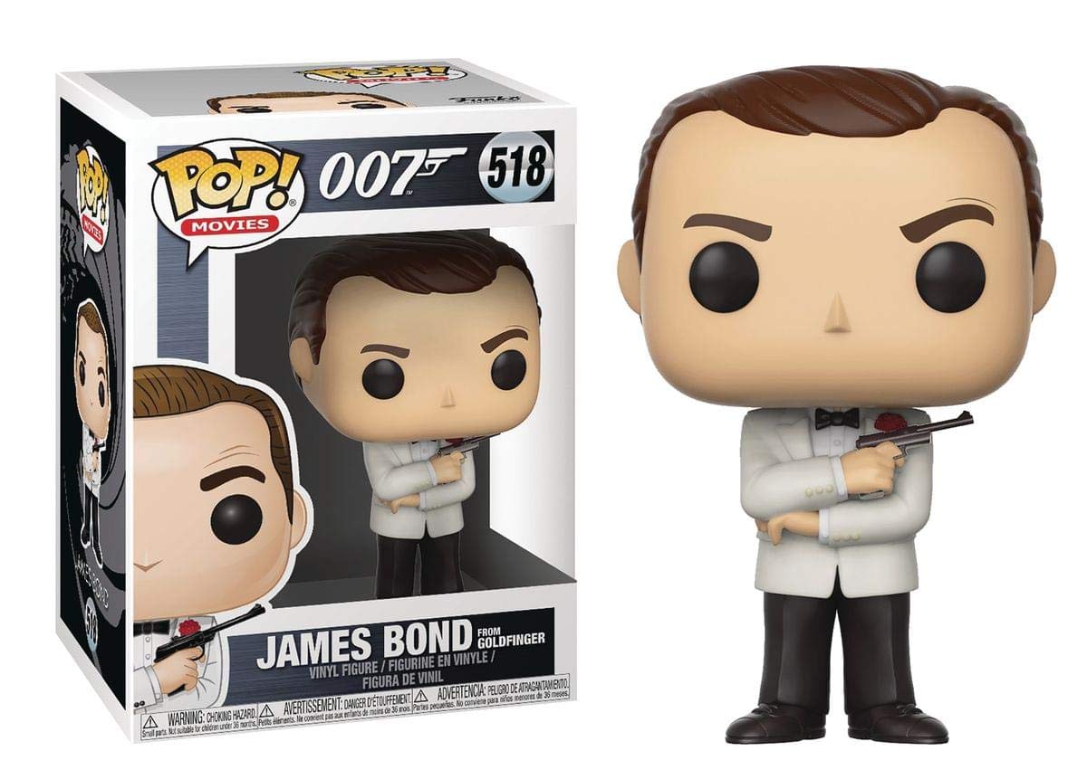 Funko Pop! Películas: James Bond - Sean Connery with White Tux Collectible Figura